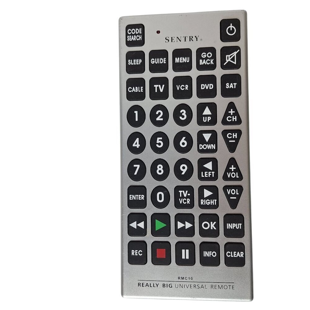 Sentry Universal TV DVD Remote Control RMC10 - Tested